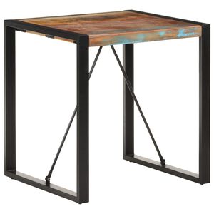 vidaXL Blagovaonski stol 70 x 70 x 75 cm od masivnog obnovljenog drva
