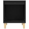 vidaXL Noćni ormarić crni 40x35x50 cm od konstruiranog drva