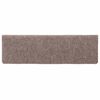 vidaXL Prostirke za stepenice samoljepljive 20 kom 65x21x4 cm svijetlosmeđa pravokutni rub