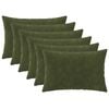vidaXL Presvlaka za jastuk 6 pcs HEERLEN Zelena 30 x 50 cm