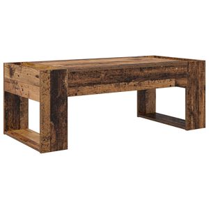 vidaXL Kava Stol Staro drvo 110 x 50 x 41 cm Konstruirano drvo