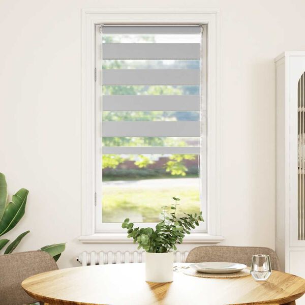 vidaXL Zavjesa zebra 65x150 cm &scaron;irina tkanine 60,9 cm poliester