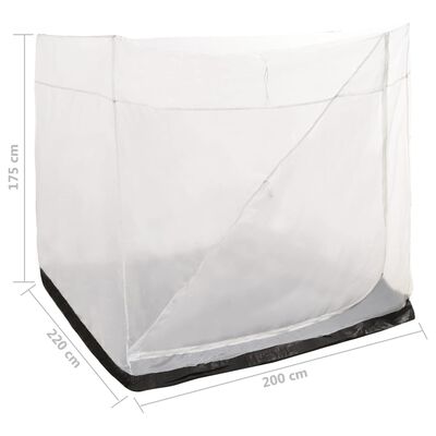 vidaXL Univerzalni unutarnji šator sivi 200 x 220 x 175 cm