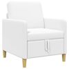 vidaXL Sofa s pohranom Bijela 72 x 78 x 87 cm Poliester
