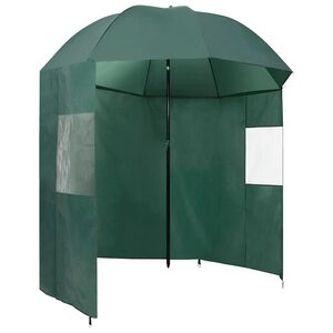 vidaXL Suncobran za pecanje zeleni 220 x 185 cm