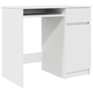 vidaXL Stol Bijeli 86x49x76 cm Konstruirano drvo