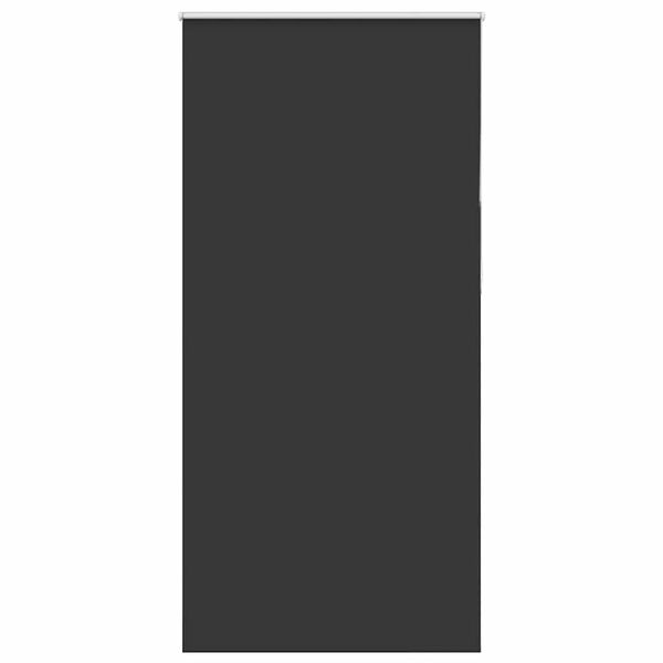 vidaXL Rolo zavjesa Blackout Black 115x210 cm Širina tkanine 110,7 cm