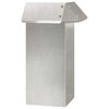 vidaXL Ograda protiv puževa 13,5 x 13,5 x 25 cm Nehrđajući čelik