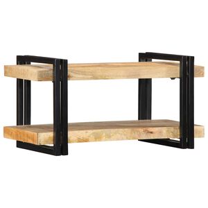 vidaXL Zidna polica 70x33x35 cm Puno grubo drvo Mango