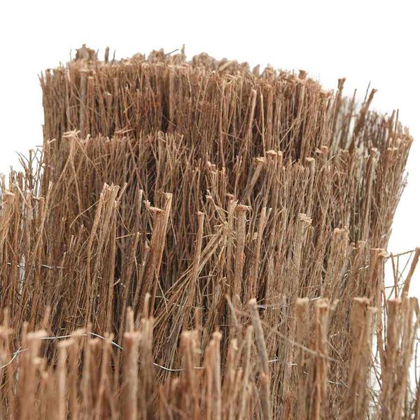 vidaXL Ograda od granja Smeđa 600 x 125 cm Grane