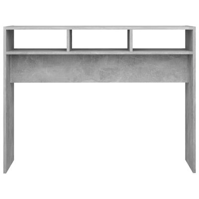 vidaXL Konzolni stol siva boja betona 105 x 30 x 80 cm od iverice