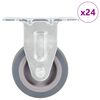 vidaXL 24 kom fiksnih kotačića 50 mm