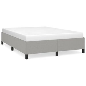 vidaXL Okvir za krevet bez madraca svjetlosivi 140x200 cm od tkanine