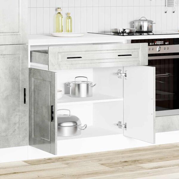 vidaXL Donji kuhinjski ormarić Porto boja betona konstruirano drvo