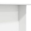 vidaXL Blagovaonski stol bijeli 110 x 60 x 75 cm konstruirano drvo