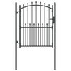 vidaXL Vrata ograde s bodljama EMMEN 150 x 100 cm