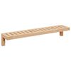vidaXL Polica za Ob hanging na Zidu Zidne Prirodna 62 x 10 x 12,5 cm