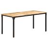 vidaXL Blagovaonski stol 160 x 80 x 76 cm od grubog drva manga