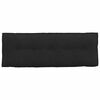 vidaXL Jastuk za leđa Crna 140 x 19 x 50 cm tkanina