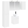 vidaXL Set ormarića za kupaonicu 5 pcs Bijela 43 x 16 x 62,5 cm