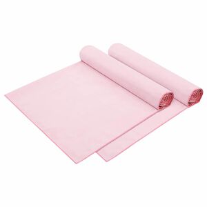 vidaXL Ručnici za ležaljku 2 pcs Ružičasta 210 x 75 cm