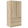 vidaXL Ormarić Sonoma hrast 79,5 x 49 x 156 cm Konstrukcijsko drvo