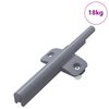 vidaXL Tihi zatvarač 1161 kom. Siva 125 x 47 x 15 mm PP