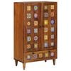 vidaXL Highboard s ladicama Orah 60 x 33,5 x 100 cm Čvrsto drvo manga