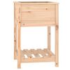 vidaXL Sadilica s policom 54x54x81 cm od masivne borovine