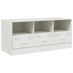 vidaXL TV ormarić bijeli 99 x 39 x 44 cm čelični