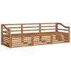 vidaXL Set vanjskih sofa 3 pcs Prirodna Čvrsto drvo akacije