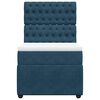 vidaXL Box spring krevet s madracem tamnoplavi 90x200 cm bar&scaron;unasti