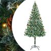 vidaXL Umjetno božićno drvce s stalakom Zelena 180 cm PVC i čelik
