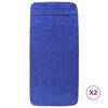 vidaXL Ručnici za plažu 2 kom plavi 60 x 135 cm od tkanine 400 GSM