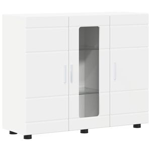 vidaXL Drveni ormar Bijelo 88,5 x 30,5 x 73 cm Konstruirano drvo