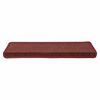 vidaXL Prostirke za stepenice 15 kom 65x21x4 cm bordo pravokutni rub