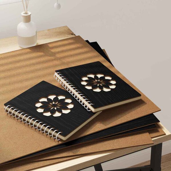 vidaXL Dekor Paneli 50 pcs Crni hrast 40 x 60 x 0.27 cm