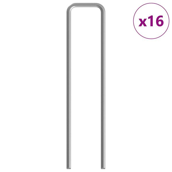 vidaXL Kavez za zečeve Srebrno 400 x 78 x 78 cm Cinkani čelik