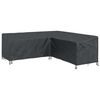 vidaXL Pokrov za namje&scaron;taj Crna 220 x 220 x 80 cm 420D Oxford tkanina