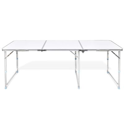 Sklopivi stol za kampiranje prilagodive visine aluminijski