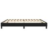 vidaXL Okvir za krevet s oprugom crni 200x200 cm od tkanine