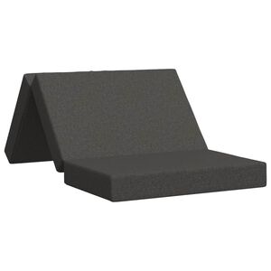 vidaXL Sofa na razvlačenje 100 x 67 x 45 cm Tamnosiva