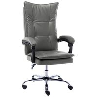 vidaXL Uredska stolica od umjetne kože antracit