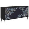 vidaXL TV ormar DOKKUM 102 x 33 x 51 cm Crni hrast Konstruirano drvo
