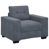 vidaXL Sofa fotelja tamno siva 100x78x80 cm bar&scaron;un