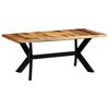 vidaXL Blagovaonski stol od masivnog drva akacije 180 x 90 x 75 cm