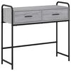 vidaXL Konzolna stolica Siva Sonoma 90 x 33 x 80,5 cm