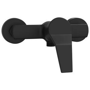 vidaXL Tuš Miješalica Crna G 1 / 2 inča Mjed