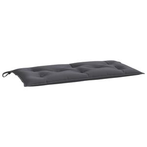 vidaXL Jastuk za vrtnu klupu antracit 110 x 50 x 7 cm tkanina Oxford