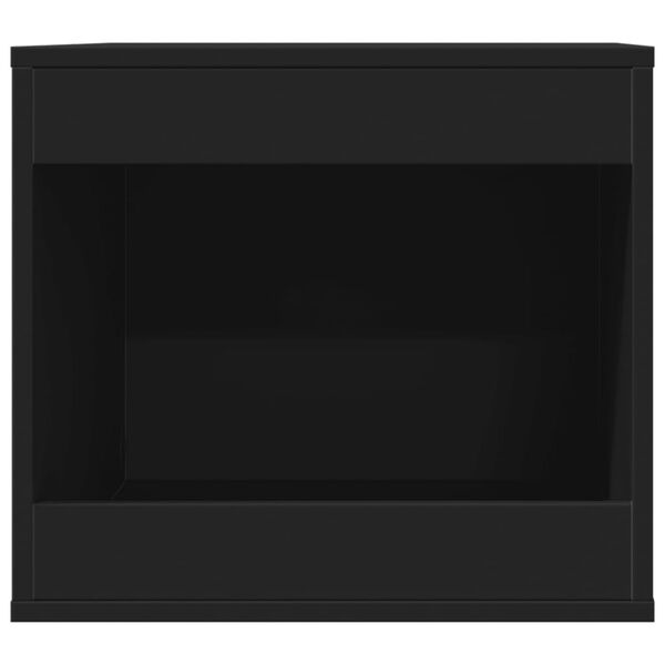 vidaXL Kutija za mačji pijesak crna 47x59x42 cm konstruirano drvo